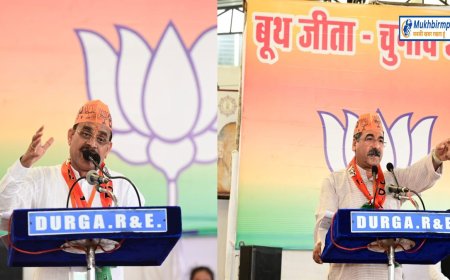 ना खाट पर ना चौपाल पर अब तो घर-घर भाजपा करेगी अबकी बार फिर भाजपा सरकार