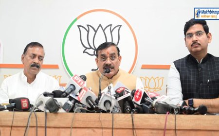 'कांग्रेस करप्शन की दुकान है' बीजेपी प्रदेश अध्यक्ष वीडी शर्मा का बड़ा आरोप