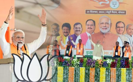 पीएम मोदी का बयान विकास की गाड़ी सड़क से उतरे नहीं,भटके नहीं और अटके भी नहीं,'मेरी गारंटी' मित्थ्या नहीं होगी