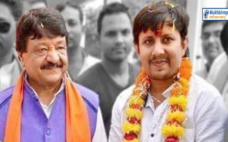 कैलाश विजयवर्गीय के बेटे आकाश विजयवर्गीय ने किया शक्ति प्रदर्शन