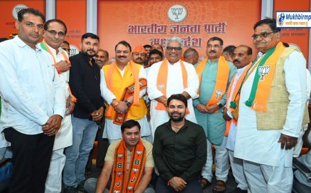 जगदीश मीणा ने सैकड़ों समर्थकों सहित ली बीजेपी की सदस्यता