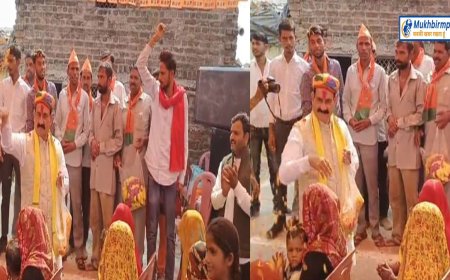 लाड़ली बहनों पर पुष्प वर्षा करते हुए डॉ. नरोत्तम ने कहा मैं आपके हर सुख दुख में साथ हूं