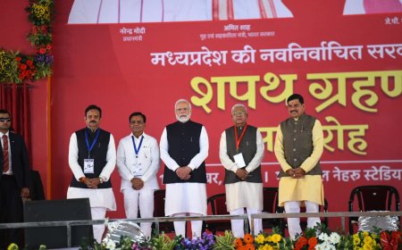 मोहन यादव सहित दो उप मुख्यमंत्रियों ने ली शपथ