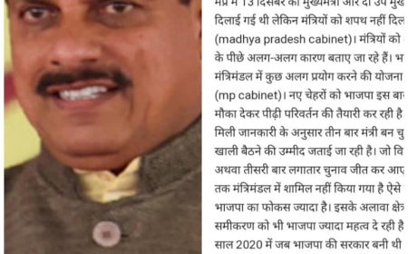 मुखबिर की खबर पर मुहर,आज होगी मोहन मंत्रिमंडल की शपथ,20 दिसंबर को मुखबिर ने प्रकाशित की थी खबर