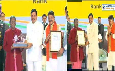 स्वच्छता सर्वेक्षण में इंदौर ने फिर लहराया पर्चम,मुख्यमंत्री डॉ. मोहन यादव राष्ट्रपति से हुए सम्मानित