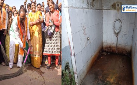 स्वच्छता की राह देखता भोपाल पुलिस हेड क्वार्टर का सौंचालय