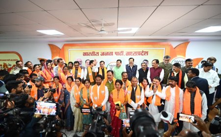 कांग्रेस मुक्त भारत,कांग्रेस युक्त भाजपा,कांग्रेस के सैकड़ों लोग एकसाथ भाजपा में हुए शामिल