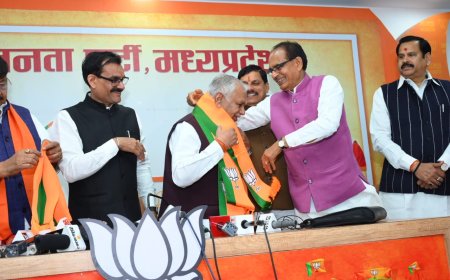 कांग्रेस पार्टी को बड़ा झटका,सुरेश पचौरी सहित आधा दर्जन नेता बीजेपी में हुए शामिल