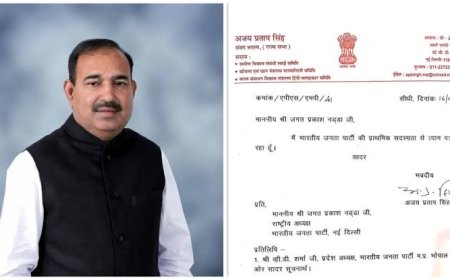 विंध्य में बीजेपी को बड़ा झटका,ठाकुरों ने किया किनारा,भेदभाव के चलते सांसद अजय प्रताप ने छोड़ी पार्टी