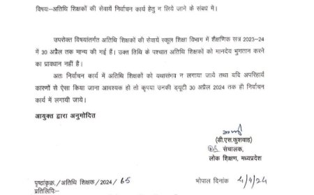70000 अतिथि शिक्षकों की सेवा समाप्त,हजारों अतिथि शिक्षकों को वेतन तक का नहीं हुआ भुगतान
