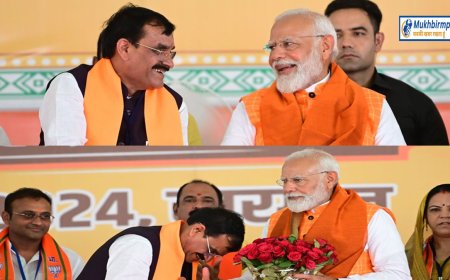 तस्वीर को जुवां की जरुरत नहीं वो खुद बोलती है,पीएम मोदी और प्रदेश अध्यक्ष वीडी शर्मा की ऐसी तस्वीर बनी चर्चा का केन्द्र