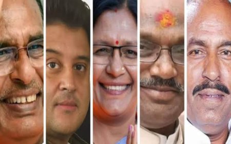 भारतीय जनता पार्टी छह केन्द्रीय मंत्रियों का करेगी सम्मान,भोपाल में जगह-जगह होगी फूलों की बारिश