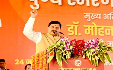 सीएम मोहन यादव का बयान,जबलपुर एयरपोर्ट और मदन महल फ्लायओवर वीरांगना रानी दुर्गावती के नाम से जाना जाएगा