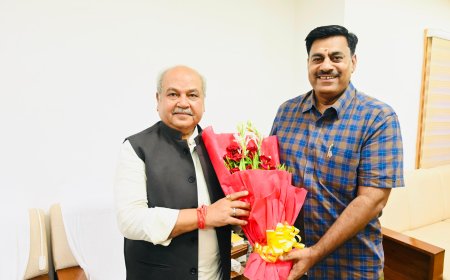 अध्यक्ष बनने के लिए रामेश्वर शर्मा ने लगाया एड़ी-चोटी का बल,दिल्ली से लेकर भोपाल तक नेताओं से मुलाकात कर की खुद के लिए लॉविंग