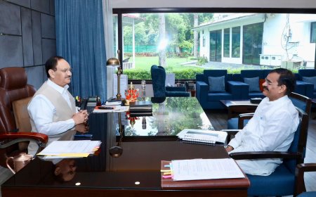 सफल पारी खेलने के बाद सबकुछ ऑल इज वेल है,प्रदेश अध्यक्ष वीडी शर्मा ने की राष्ट्रीय अध्यक्ष जेपी नड्डा से मुलाकात,संगठनात्मक गतिविधियों पर हुई चर्चा