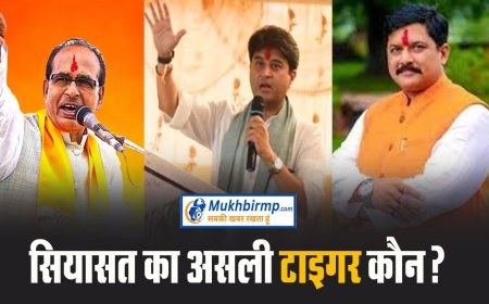 एमपी की सियासत का टाइगर कौन? शिवराज,सिंधिया और अब केपी यादव ने खुद को कहा टाइगर,क्या हैं इसके मायने