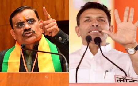 कांग्रेस झूठ की फसल बोने का काम करती है,बीजेपी प्रदेश अध्यक्ष वीडी शर्मा ने कांग्रेस पर लगाया आरोप