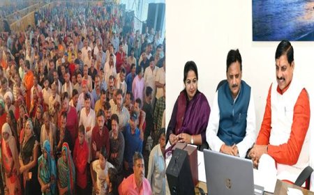 श्रीनिवास तिवारी के जन्मदिन पर रीवा में सीएम ने दी करोड़ों के विकास कार्यों की सौगात,भाजपा ने मोदी का मनाया जन्मदिन