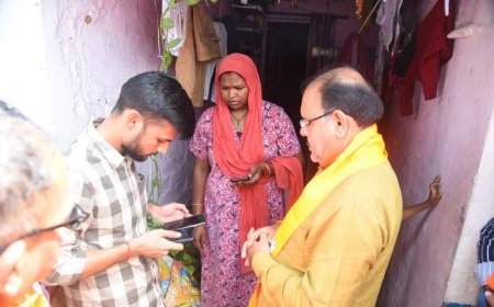 भाजपा के विशेष सदस्यता दिवस पर प्रदेश महामंत्री भगवानदास सबनानी ने घर-घर जाकर बनाए सदस्य