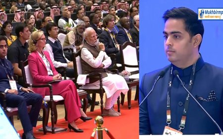 'भारत का डेटा भारतीय डेटा सेंटर में ही रखने की रिलायंस जियो के चेयरमैन आकाश अंबानी ने की वकालत'पीएम मोदी भी रहे मौजूद