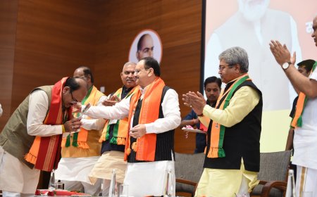 'भगवान' को मिला 'जगत' का साथ,सदस्यता अभियान के सफलता पर राष्ट्रीय अध्यक्ष जेपी नड्डा ने दी बधाई