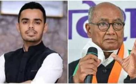 पूर्व सीएम शिवराज के बेटे कार्तिकेय ने दिग्विजय सिंह का माना आभार,कहा मै उनका आभारी हूं वो मुझे इतने करीब से फॉलो करते हैं,दिग्विजय ने कहा कर्तिकेय उनके पौत्र के समान