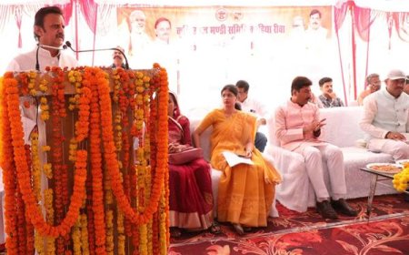 रीवा की कृषि मंडी को ए-ग्रेड मंडी बनाने का उप मुख्यमंत्री राजेन्द्र शुक्ल ने किया दावा,15 करोड़ 64 लाख रुपये के कार्यों का किया भूमिपूजन