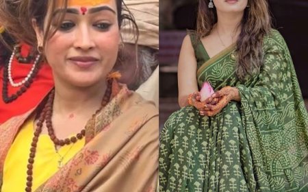 कुंभ में संत की 'खूबसूरती' बनी चर्चा का विषय,आखिर एक एंकर क्यों बनी संत