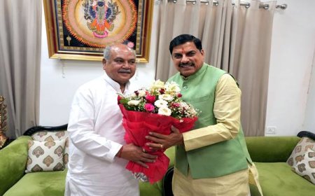 विधानसभा सत्र को लेकर सीएम यादव और विस अध्यक्ष के बीच हुई महत्वपूर्ण चर्चा