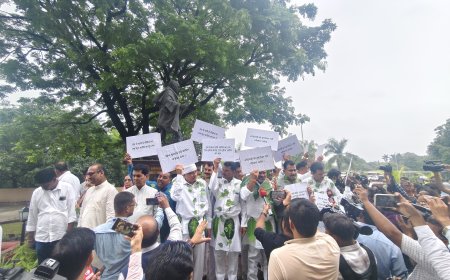 कपड़े के बजाय 'पत्ते' क्यों पहन कर विधानसभा गए कांग्रेस के विधायकःपढ़िए मुखबिर पर खबर