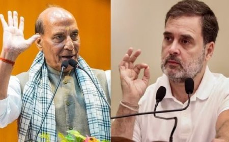 राहुल गांधी के हाथ लगा 'एटम बम' रक्षा मंत्री राजनाथ सिंह ने कहा जल्दी करें परीक्षण