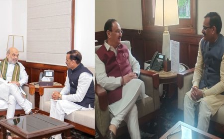 वीडी शर्मा जेपी नड्डा और अमित शाह का हालचाल पूछने तो नहीं गए होंगे,मुलाकात का मतलब है नई पारी की आधारशिला