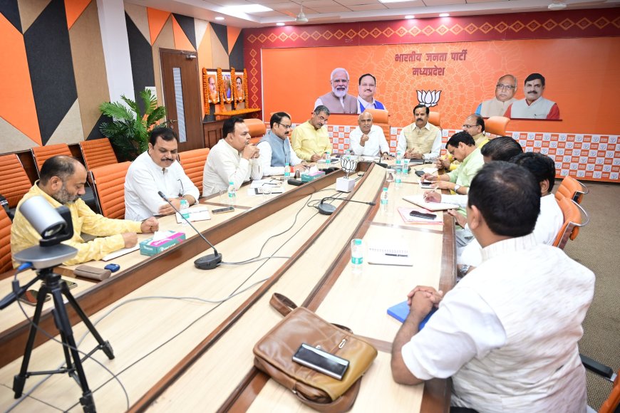 पहले जिलों में फिर प्रदेश में कार्यकारिणी की घोषणा करेगी भाजपा,हर जिले में दो-दो वरिष्ठ नेता कार्यकारिणी तैयार करने में करेंगे मदद