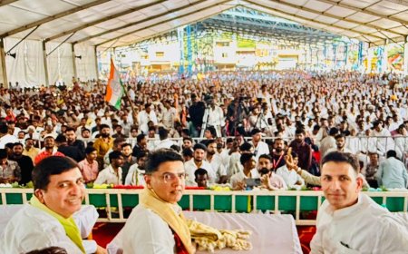 कांग्रेस ‘प्रदर्शन’ मोहन सरकार के खिलाफ करती है बात मोदी-ट्रंप की करती है:पढ़िए मुखबिर