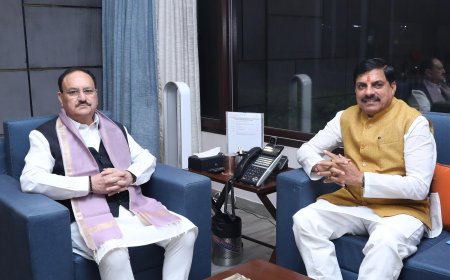 राष्ट्रीय अध्यक्ष से 'गप्पें' मारने तो नहीं गए होंगे सीएम मोहन यादव,मुलाकात हुई है तो बात कार्यकारिणी और 'निगम-मंडल' की जरुर हुई होगी