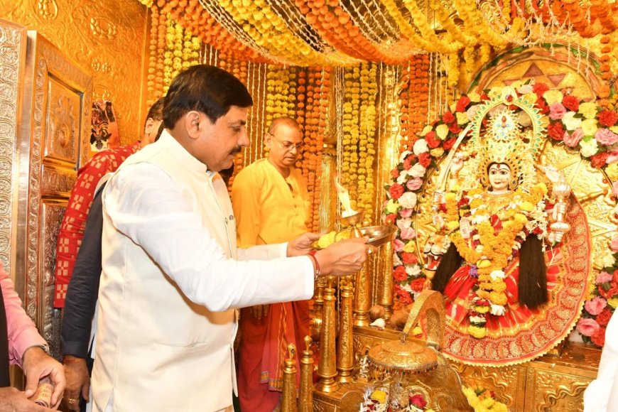 शक्ति की साधना के बाद व्यापारियों के बीच पहुंचे सीएम यादव,स्वदेशी वस्तु बेचने और खरीदने के लिए किया जागरुक