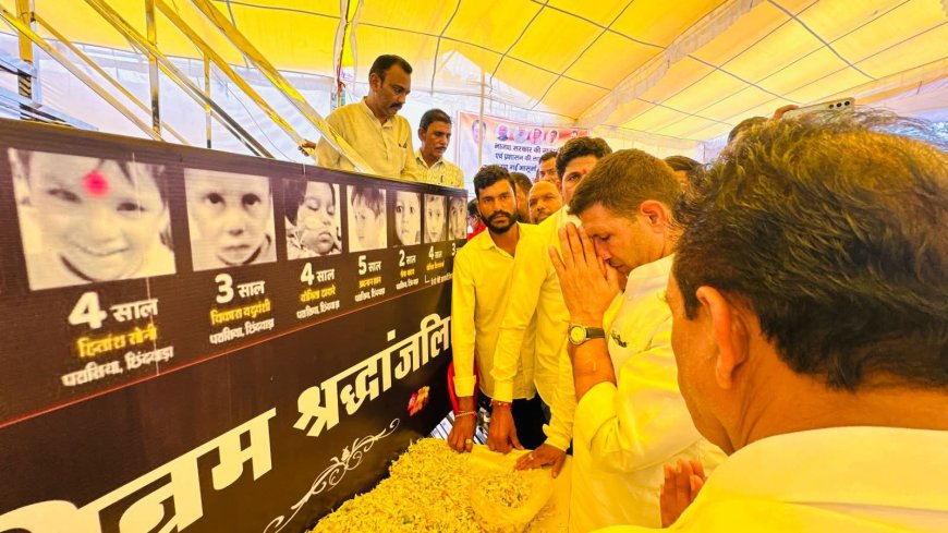 छिंदवाड़ा में पीड़ितों के बीच कांग्रेस अध्यक्ष पटवारी,अंशन कर दोषियों के खिलाफ कार्रवाई की उठाई मांग