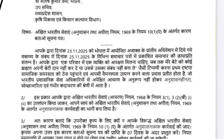 संतोष वर्मा के खिलाफ जारी नोटिस कहीं खानापूर्ति तो नहीं क्या सरकार उसके खिलाफ ऐक्शन लेगी