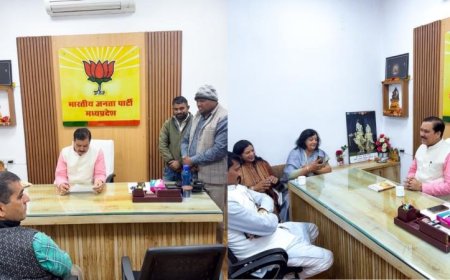 कहीं उल्टा न पड़ जाए भाजपा कार्यालय में मंत्रियों को बैठाने का दांव लगातार बढ़ रही कार्यालय में भीड़