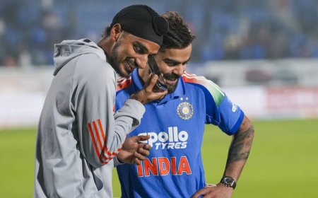 अर्शदीप ने कोहली से कहा पाजी रन कम रह गए वरना सेंचुरी पक्की थी विराट ने भी लिए अर्शदीप के मजे