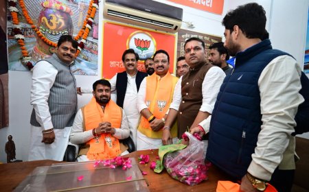'शक्ति' प्रदर्शन दिखाने पर भाजयुमो अध्यक्ष श्याम टेलर की संगठन ने लगाई 'क्लास'