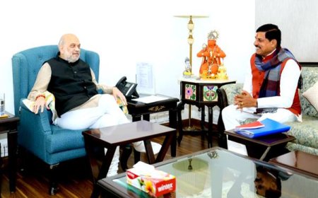 सीएम यादव ने अमित शाह से मुलाकात कर निगम-मंडलों की नियुक्ति का रास्ता किया साफ ग्वालियर आने का दिया निमंत्रण
