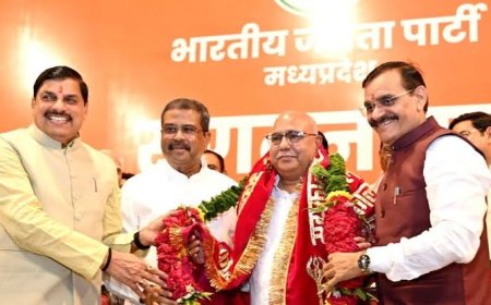 पांच साल बाद एमपी बीजेपी के अध्यक्ष बदले वीडी शर्मा की विरासत को आगे बढ़ाने के लिए हेमंत खंडेलवाल को मिली अध्यक्ष पद की कमान