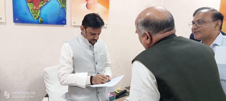 समय से पहले भाजपा कार्यालय पहुंचे डिप्टी सीएम राजेन्द्र शुक्ल दूसरे मंत्री रहे 'नदारत'
