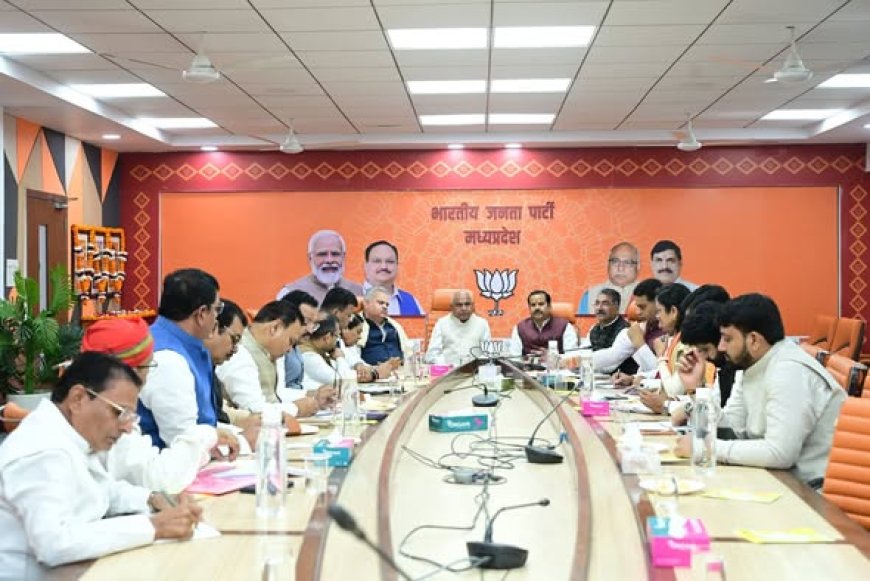 SIR में भाजपा कार्यकर्ताओं की खराब परफार्मेंस को लेकर टेंशन सीएम यादव सहित सभी वरिष्ठ पदाधिकारियों ने की बैठक