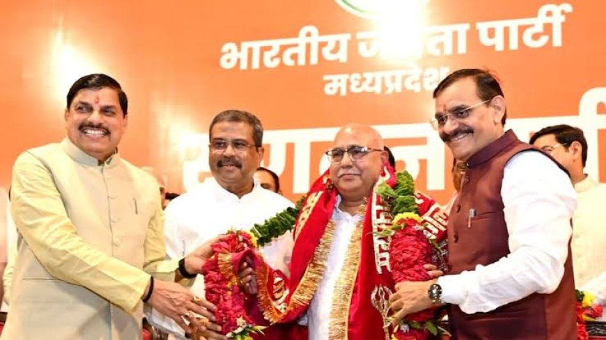 पांच साल बाद एमपी बीजेपी के अध्यक्ष बदले वीडी शर्मा की विरासत को आगे बढ़ाने के लिए हेमंत खंडेलवाल को मिली अध्यक्ष पद की कमान