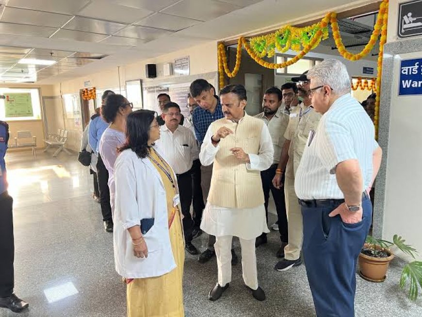 स्वास्थ्य मंत्री राजेन्द्र शुक्ल ने घायल बालक का कराया इलाज डाक्टरों को दिया निर्देश