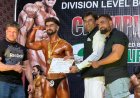 भोपाल में आयोजित हुई बॉडी बिल्डिंग प्रतियोगिता जैद मसूद मिस्टर भोपाल