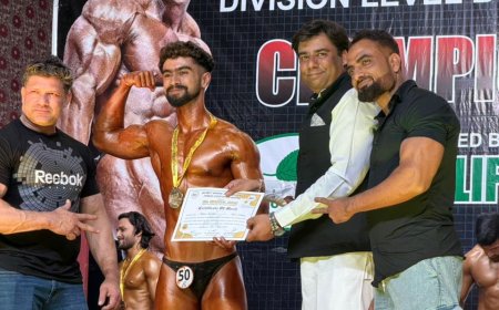 भोपाल में आयोजित हुई बॉडी बिल्डिंग प्रतियोगिता जैद मसूद मिस्टर भोपाल