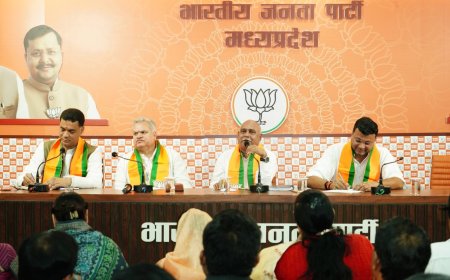 ऐक्शन मोड पर बीजेपी अध्यक्ष हेमंत खंडेलवाल जिला प्रभारियों के साथ बैठक कर अगले तीन साल का बनाया मास्टर प्लान